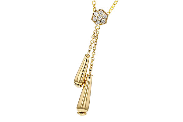 B329-37775: NECKLACE .11 TW