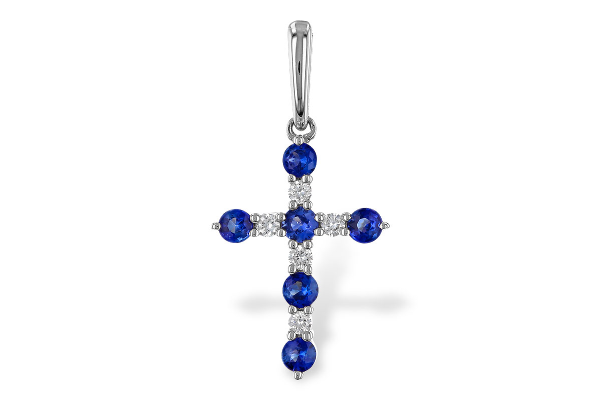 B329-38648: PENDANT .34 TW SAPP .42 TGW