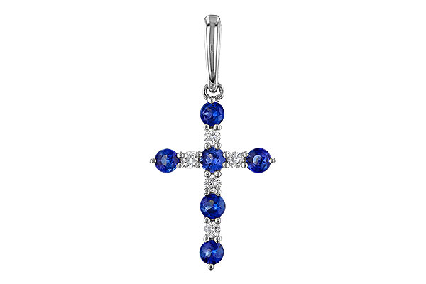 B329-38648: PENDANT .34 TW SAPP .42 TGW