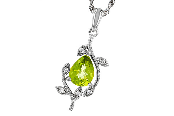 B329-39584: NECKLACE 1.16 PERIDOT 1.21 TGW (8x6MM PER)