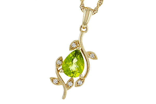 B329-39584: NECKLACE 1.16 PERIDOT 1.21 TGW (8x6MM PER)