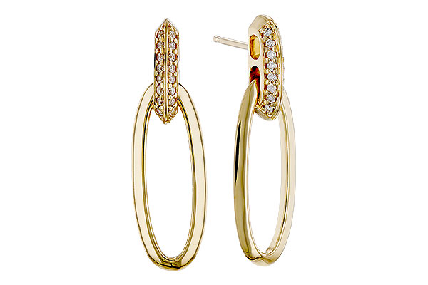 B329-40457: EARRINGS .15 TW