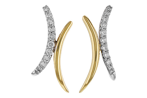 B329-41429: EARRINGS .15 TW