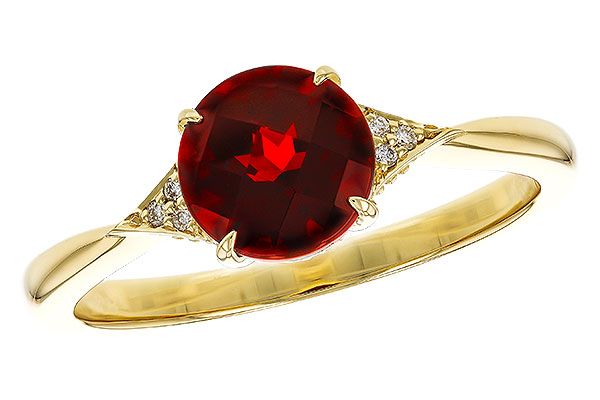 B329-43202: LDS RG 1.46 GARNET 1.48 TGW (7MM RD)