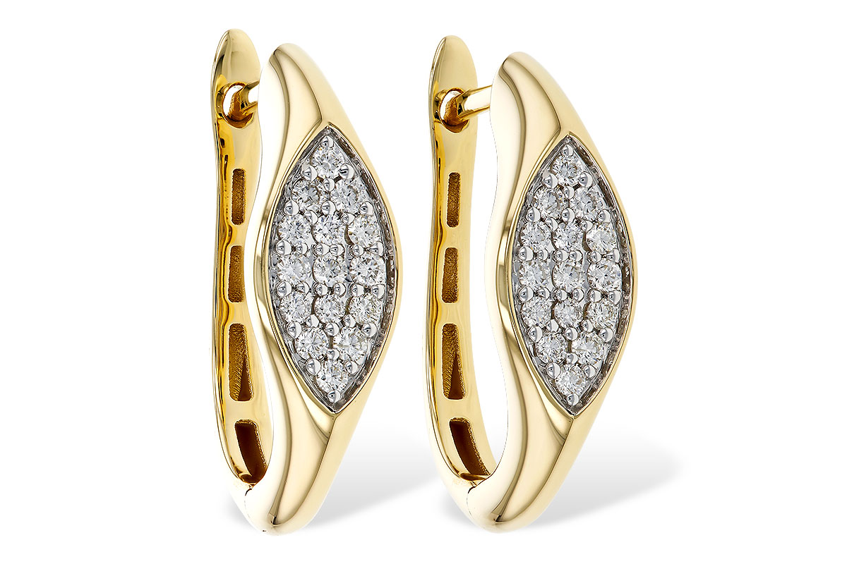 B329-44093: EARRINGS .25 TW