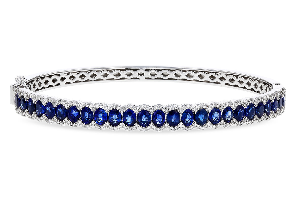 B329-44102: BANGLE 5.09 TW SAPPHIRE 5.65 TGW