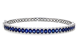 B329-44102: BANGLE 5.09 TW SAPPHIRE 5.65 TGW