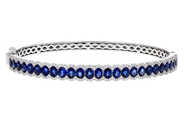 B329-44102: BANGLE 5.09 TW SAPPHIRE 5.65 TGW