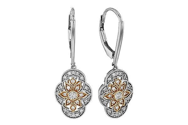 B329-45048: EARRINGS .20 TW