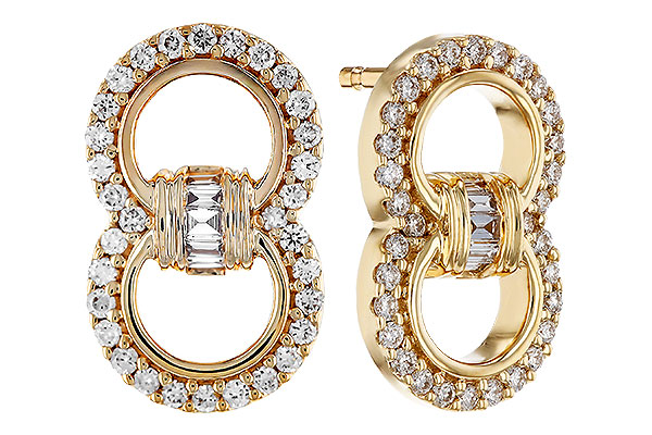 B330-27729: EARRINGS .05 TW BAGS .28 TW