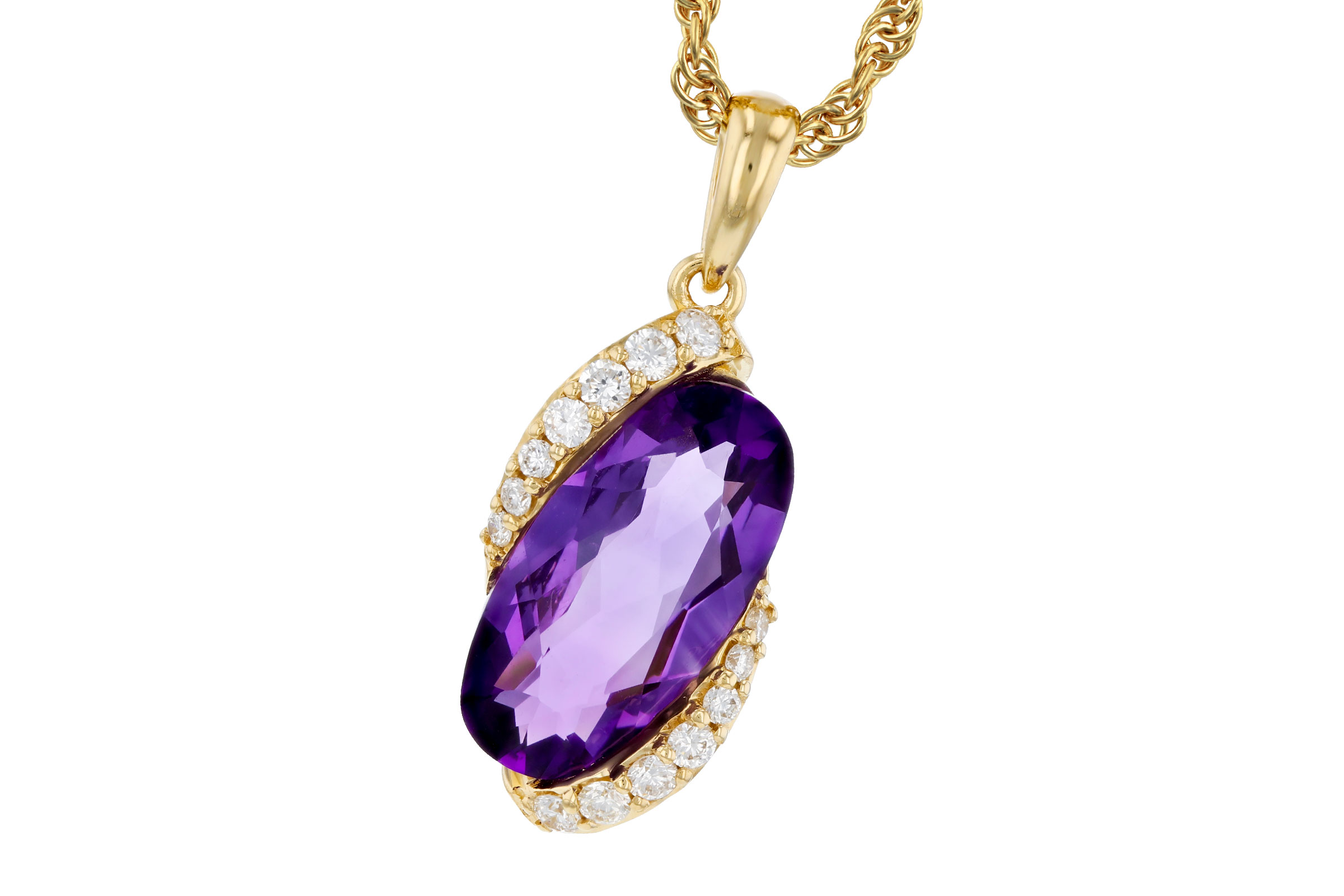 B330-29584: NECK 1.72 AMETHYST 1.84 TGW (12x6MM AMY)