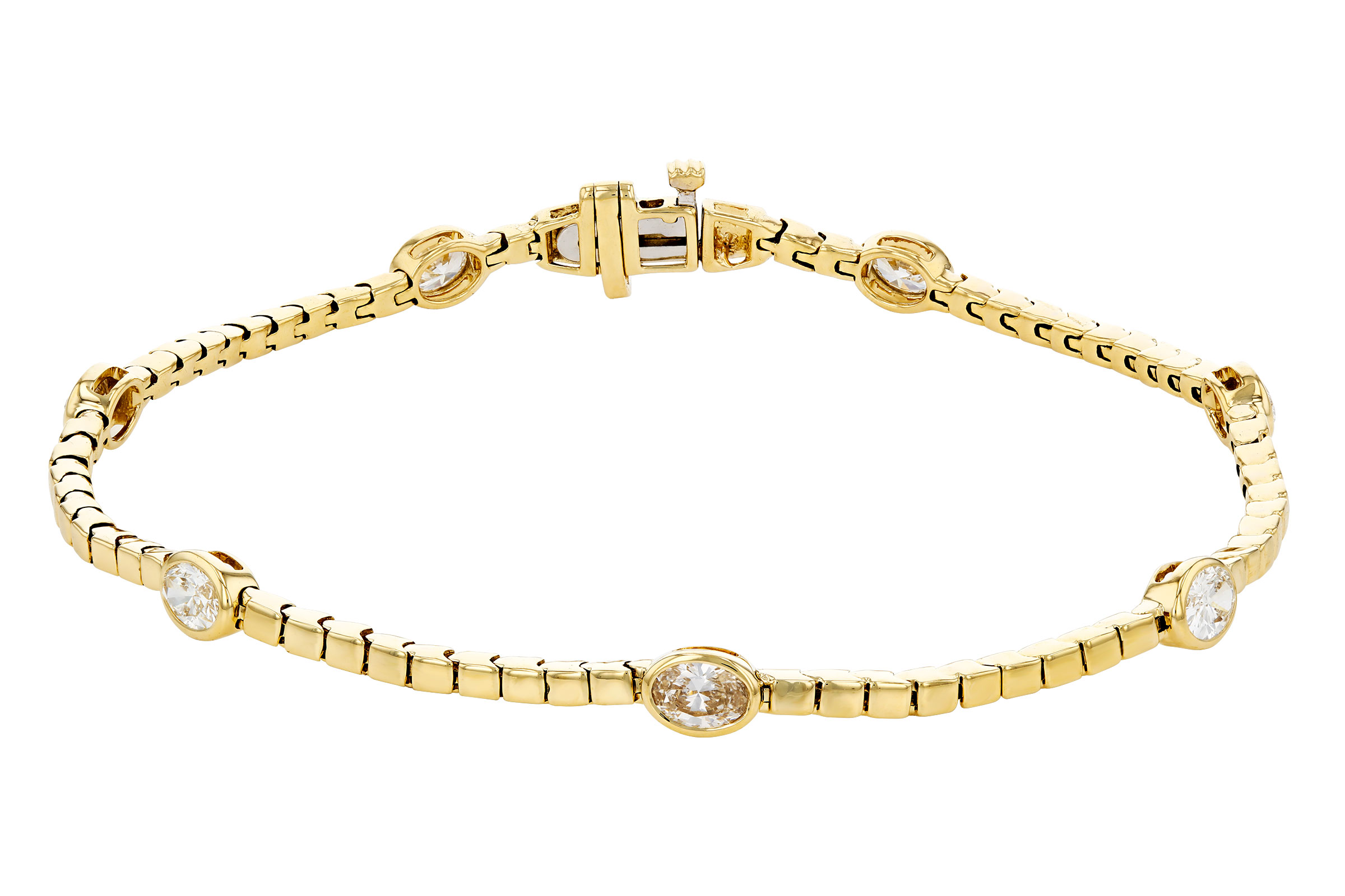 B330-29602: BRACELET 1.30 TW OVAL DIA (7")