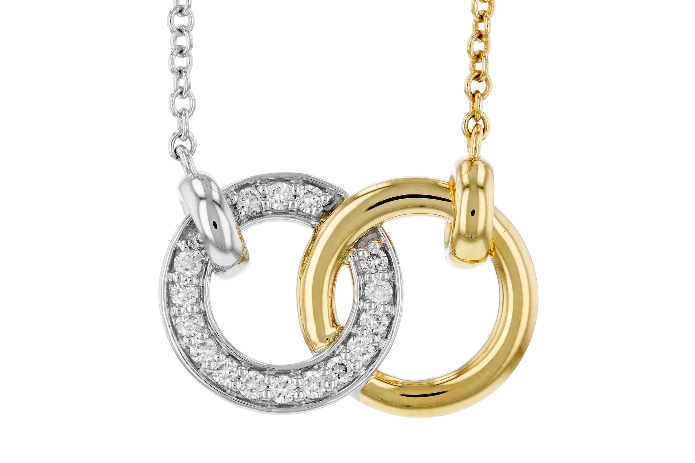B330-29611: NECKLACE .20 TW (18")