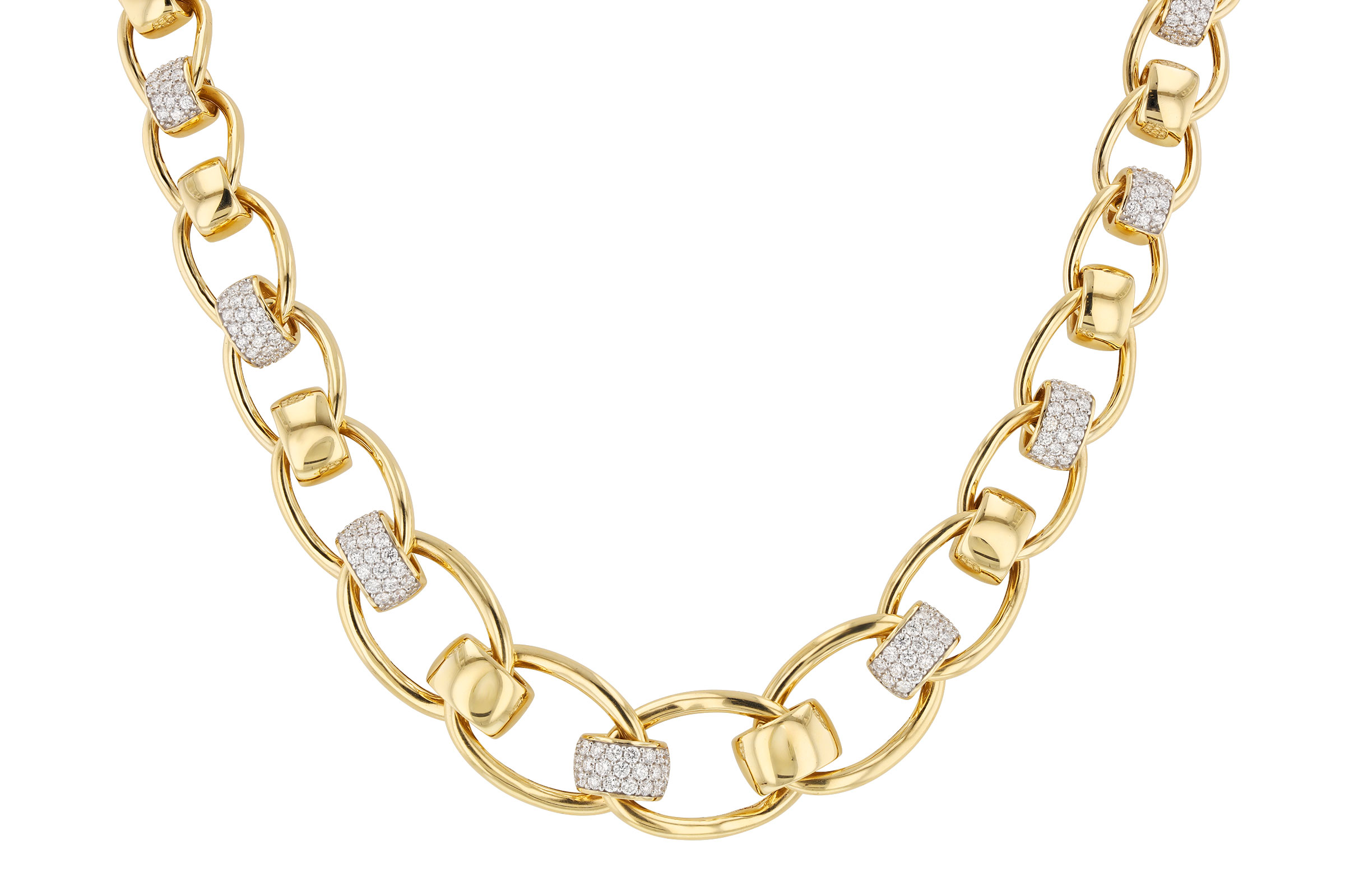 B330-29620: NECKLACE 2.00 TW (17")