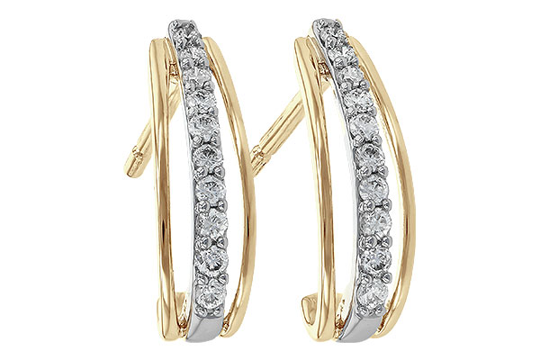 C239-38638: EARRINGS .19 TW