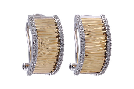 C239-38666: EARRINGS .37 TW