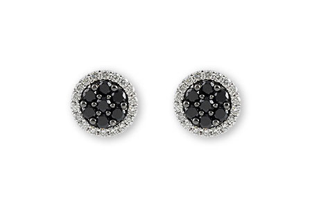 C241-25929: EARR .47 BLACK DIA .72 TW