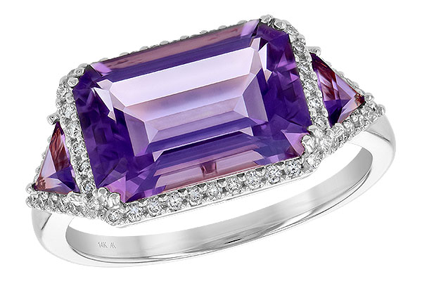 C244-83220: LDS RG 3.48 TW AMETHYST 3.70 TGW (12x8MM)