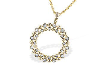 C244-86829: NECKLACE .12 TW