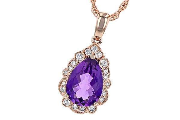 C244-89566: NECKLACE 1.53 AMETHYST 1.68 TGW