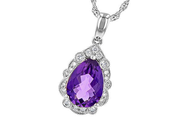 C244-89566: NECKLACE 1.53 AMETHYST 1.68 TGW (10x7 PS)