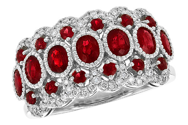 C327-57811: LDS WED RG 1.90 TW RUBY 2.15 TGW