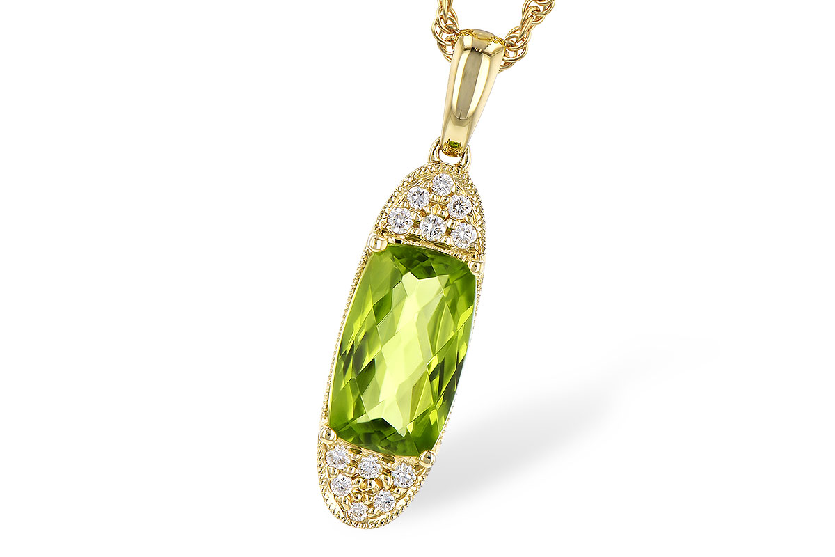 C327-62284: NECK 1.90 PERIDOT 2.00 TGW