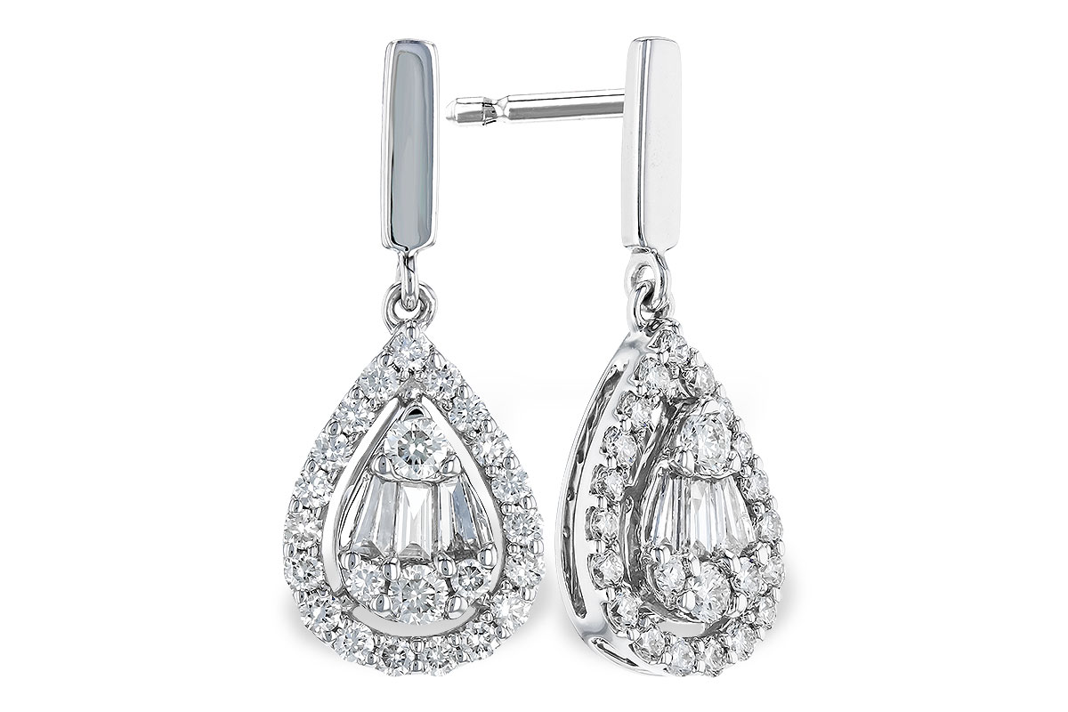 C328-46875: EARRINGS .08 TW BAG .40 TW
