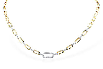 C328-49575: NECKLACE .58 TW