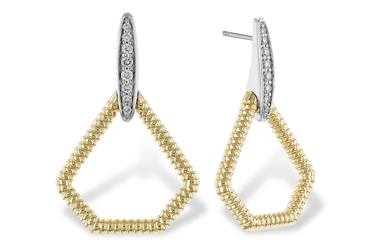 C328-52357: EARRINGS .14 TW