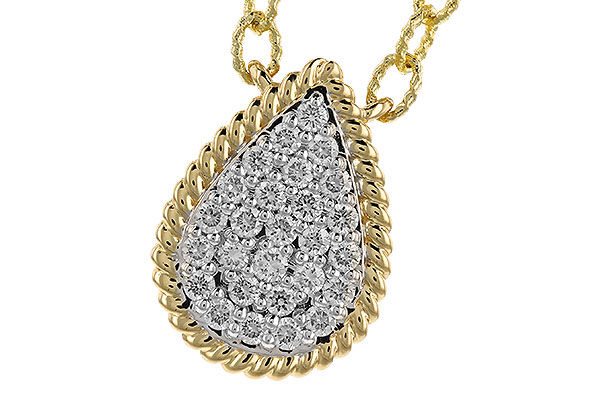 C328-53229: NECKLACE .32 TW (18")