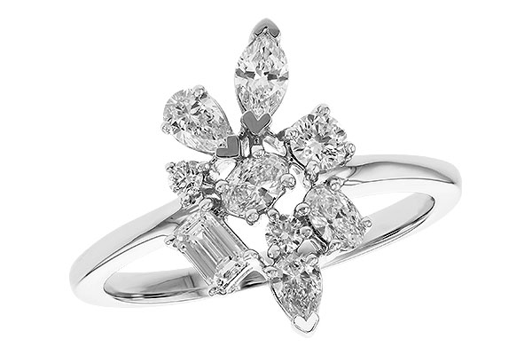C328-53266: LDS DIA RG .75 TW FANCY CUT DIAMONDS