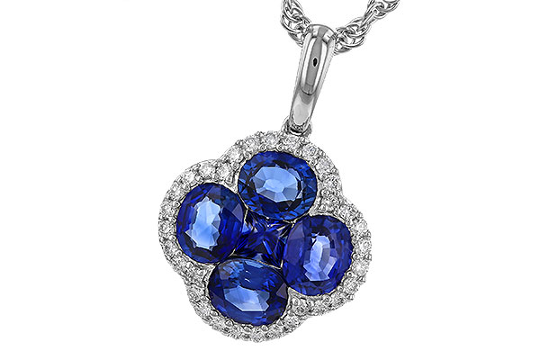 C329-37811: NECKLACE 1.72 SAPPHIRE 1.87 TGW