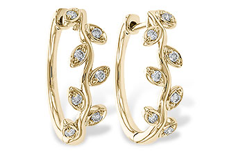 C329-38693: EARRINGS .25 TW