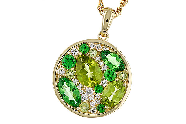 C329-40475: NECK 2.20 TW SEMI-PRECIOUS (TSAV, PER) 2.37 TGW