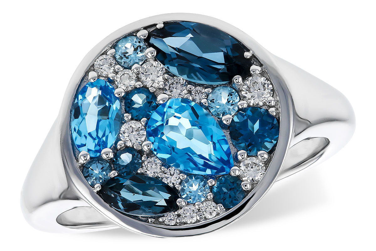 C329-40484: LDS RG 1.80 TW BLUE TOPAZ 1.96 TGW