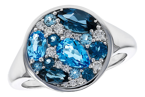 C329-40484: LDS RG 1.80 TW BLUE TOPAZ 1.96 TGW