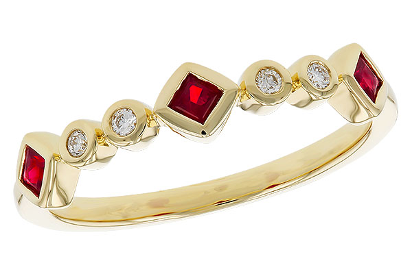C329-40529: LDS WED RG .22 RUBY .27 TGW