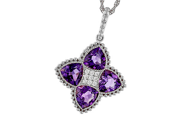 C329-41366: NECKLACE 2.22 AMETHYST 2.28 TGW