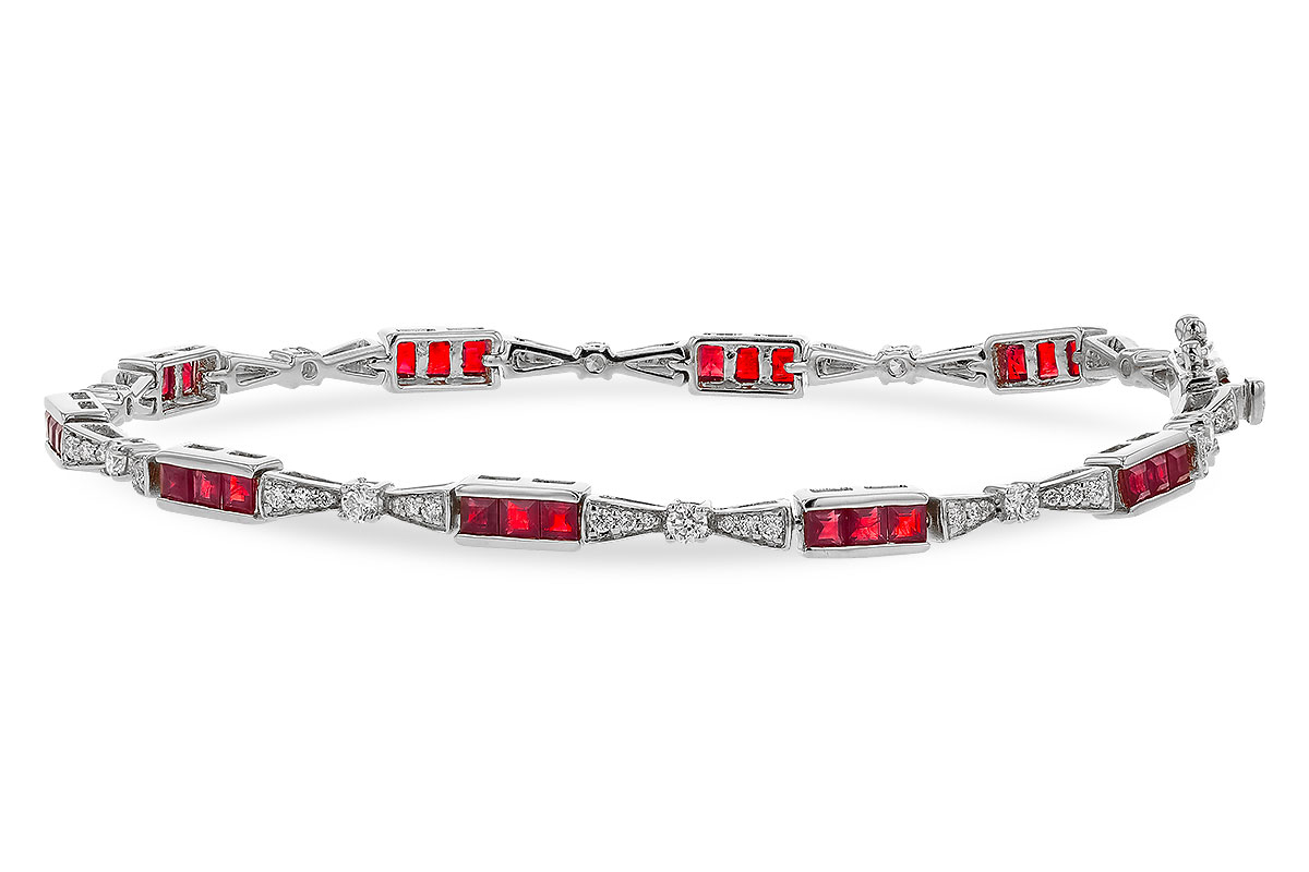 C329-42311: BRACELET 2.05 RUBY 2.70 TGW (7")