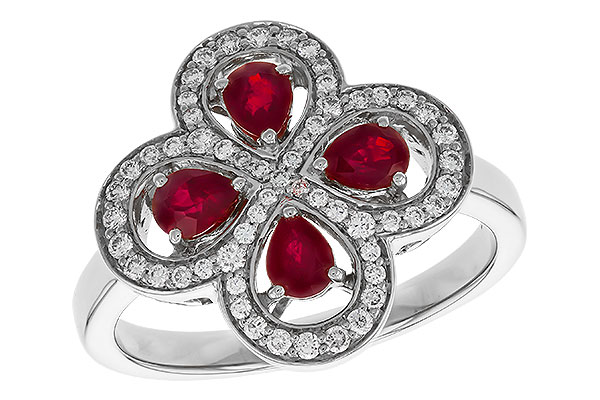 C329-42320: LDS RG .68 TW RUBY .96 TGW