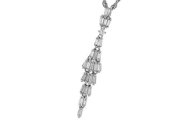 C329-42329: NECKLACE .33 BAG .35 TW