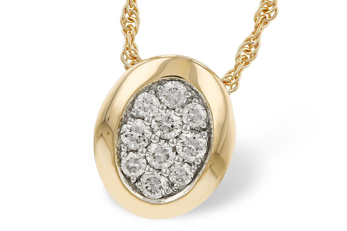 C329-43193: NECKLACE .25 TW