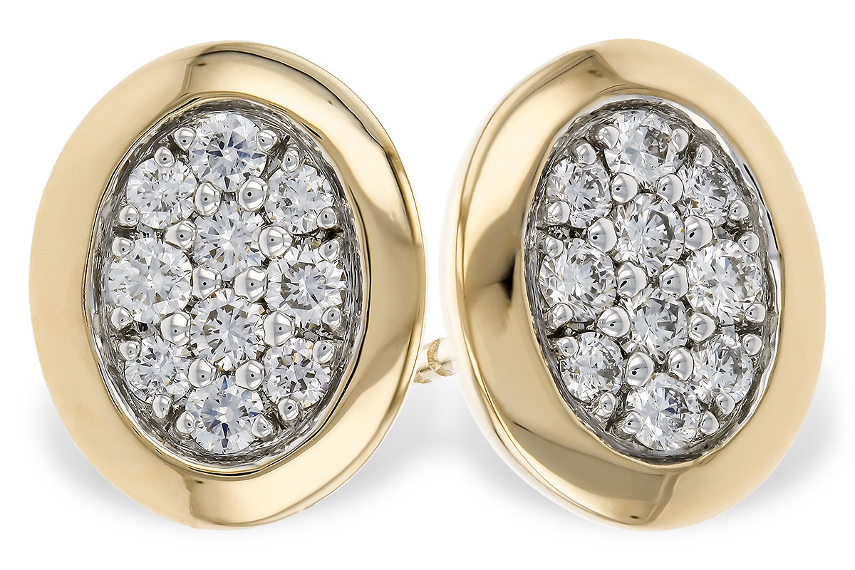 C329-43202: EARRINGS .39 TW