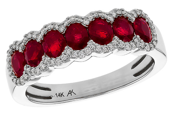 C329-44102: LDS WED RG 1.40 TW RUBY 1.57 TGW