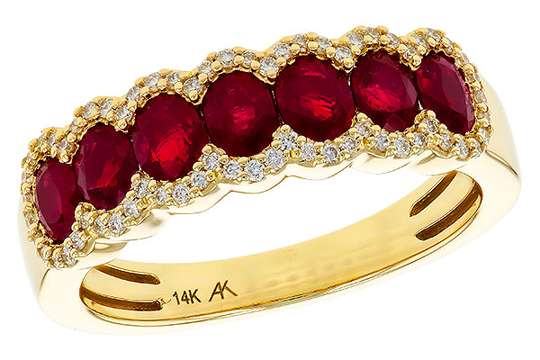 C329-44102: LDS WED RG 1.40 TW RUBY 1.57 TGW