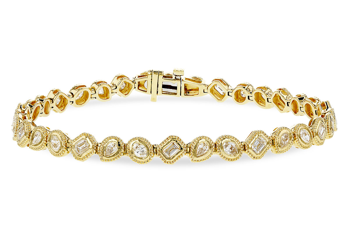 C329-44157: BRACELET 2.15 TW FANCY CUT DIAMONDS