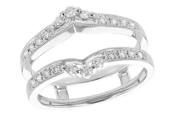 C330-30484: L147-55929 GUARD RG IN PLATINUM .28 TW