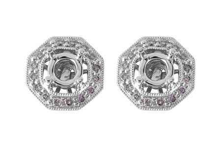 D054-89602: SEMI EARRINGS .20 TW