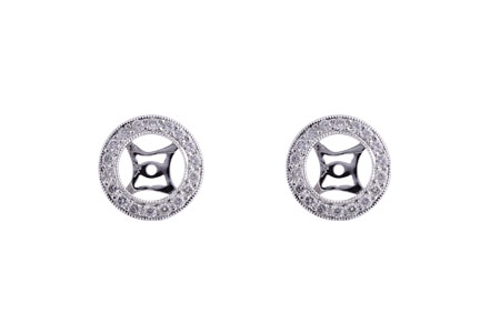 D238-51384: EARRING JACKET .32 TW (FOR 1.50-2.00 CT TW STUDS)